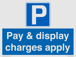 MR15341: Pay & display charges apply