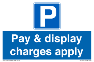 MR15341: Pay & display charges apply