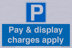 MR15341: Pay & display charges apply