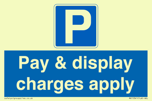 MR15341: Pay & display charges apply