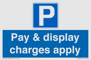 MR15341: Pay & display charges apply