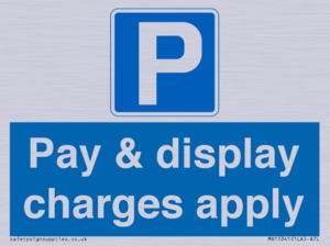 MR15341: Pay & display charges apply