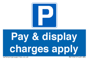 MR15341: Pay & display charges apply