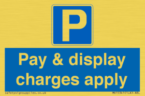 MR15341: Pay & display charges apply