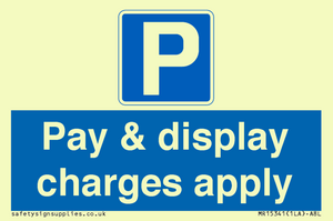 MR15341: Pay & display charges apply