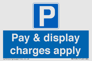 MR15341: Pay & display charges apply