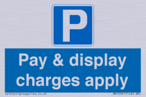 MR15341: Pay & display charges apply