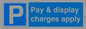 MR15341: Pay & display charges apply