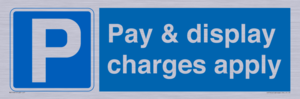 MR15341: Pay & display charges apply