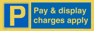 MR15341: Pay & display charges apply