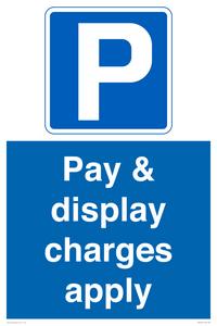 MR15341: Pay & display charges apply