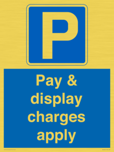 MR15341: Pay & display charges apply