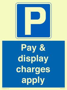 MR15341: Pay & display charges apply