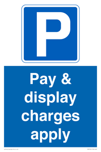 MR15341: Pay & display charges apply