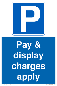 MR15341: Pay & display charges apply