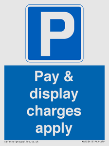 MR15341: Pay & display charges apply