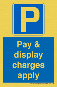 MR15341: Pay & display charges apply