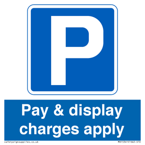 MR15341: Pay & display charges apply
