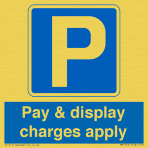 MR15341: Pay & display charges apply