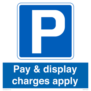 MR15341: Pay & display charges apply