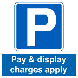MR15341: Pay & display charges apply