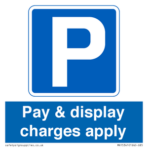 MR15341: Pay & display charges apply