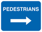 MR551: pedestrians arrow right
