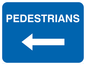 MR552: pedestrians arrow left