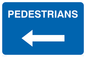 MR552: pedestrians arrow left