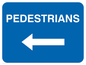 MR552: pedestrians arrow left