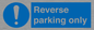 MR5728: Reverse parking only Mandatory Sign
