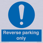 MR5728: Reverse parking only Mandatory Sign