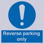 MR5728: Reverse parking only Mandatory Sign