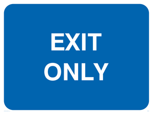 MR585: exit only