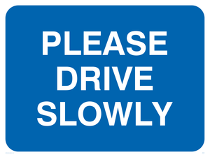 MR587: please drive slowly