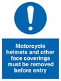 MU603: Face covering helmets removed