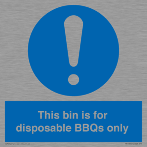 MV10007: This bin is for disposable BBQs only