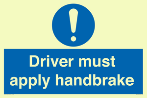 MV10047: Driver must apply handbrake