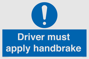 MV10047: Driver must apply handbrake
