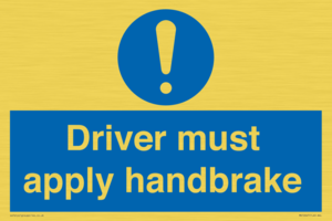 MV10047: Driver must apply handbrake