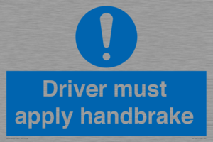 MV10047: Driver must apply handbrake