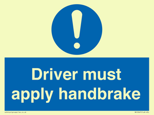 MV10047: Driver must apply handbrake