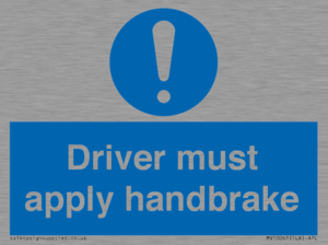 MV10047: Driver must apply handbrake