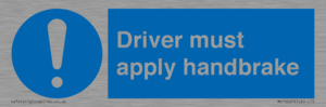 MV10047: Driver must apply handbrake