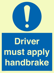 MV10047: Driver must apply handbrake