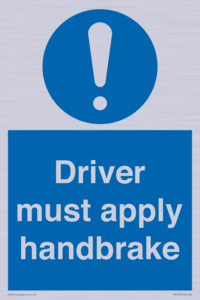 MV10047: Driver must apply handbrake