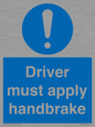 MV10047: Driver must apply handbrake
