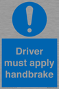 MV10047: Driver must apply handbrake
