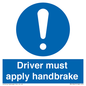 MV10047: Driver must apply handbrake