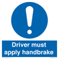 MV10047: Driver must apply handbrake